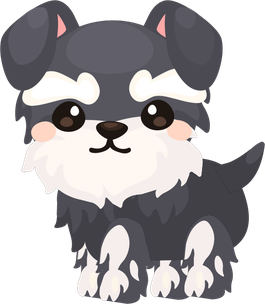 Black & Silver Dog