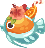Boho Orange Juice Fish