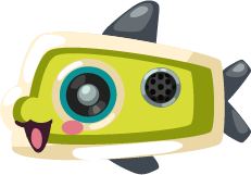 Groovy Green Cyclops Fish