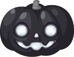 Gothic Street White Jack O' Lantern