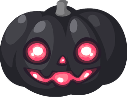 Gothic Street Red Jack O' Lantern