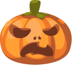 Halloween Angry Pumpkin