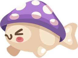 Spring Purple Fish