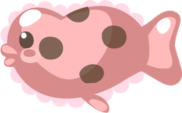 Valentine Spotted Heart Fish