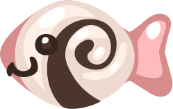 Valentine Choco Swirl Fish