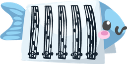 Christmas Musical Scale Fish